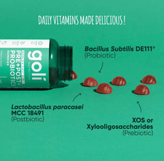 Buy Goli Nutrition Pre+Post+Probiotics Gummies at PHYTAMINS.AE