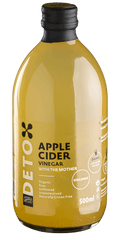 Buy DETO* Organic Apple Cider Vinegar with the Mother 500ML at PHYTAMINS.AE