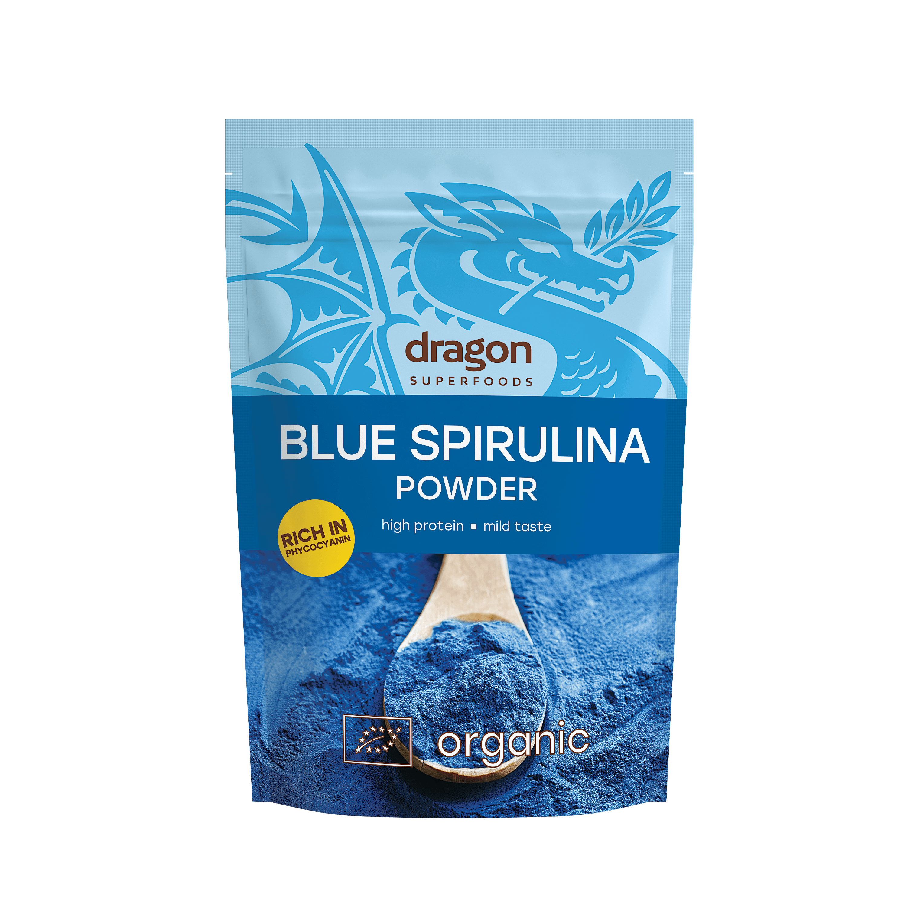 Buy Dragon Superfoods Blue Spirulina Powder 75g at PHYTAMINS.AE
