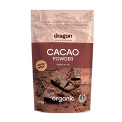 Buy Dragon Superfoods Cacao Powder Criollo Raw 200g at PHYTAMINS.AE