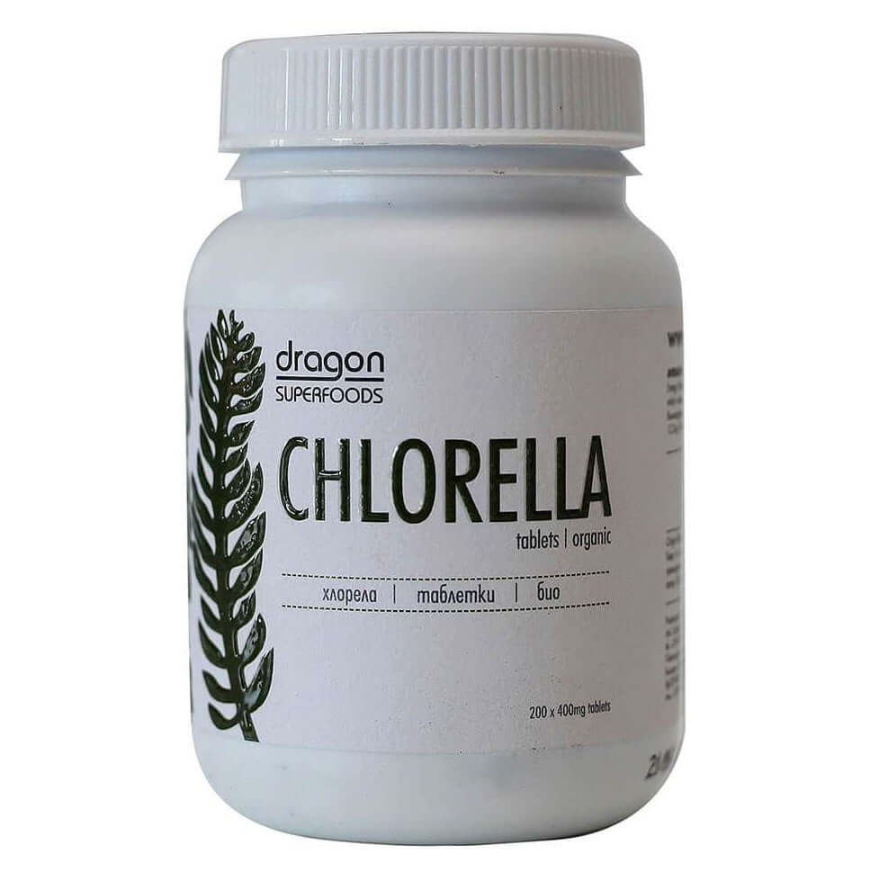 Buy Dragon Superfoods Chlorella Tablets 80g - 200 tablets at PHYTAMINS.AE