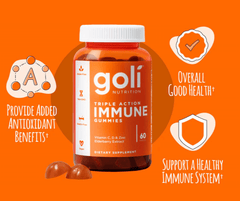 Buy Goli Nutrition Triple Action Immune Gummies at PHYTAMINS.AE