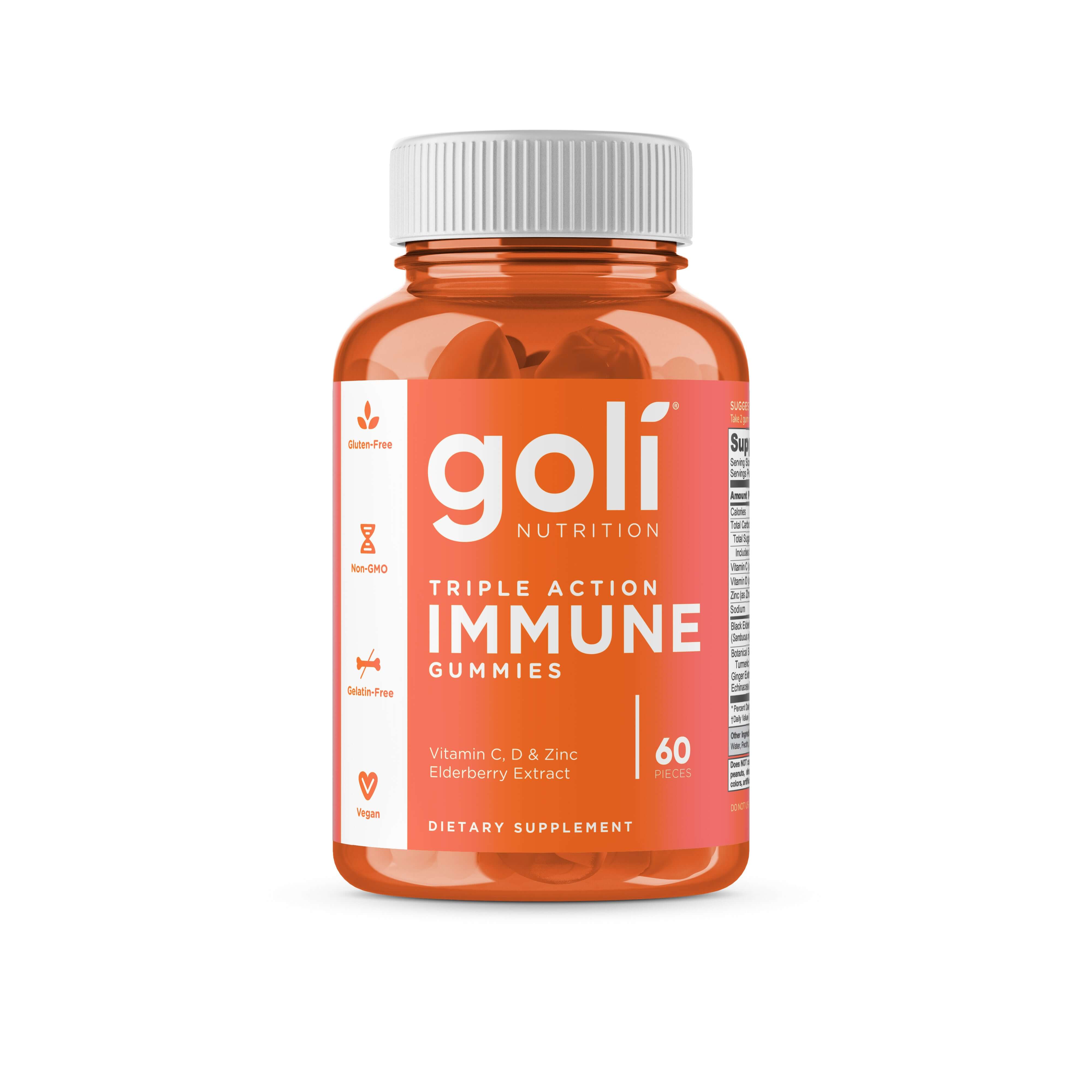 Buy Goli Nutrition Triple Action Immune Gummies at PHYTAMINS.AE