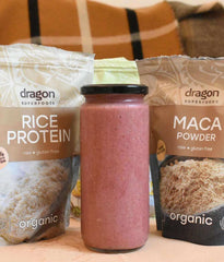 Maca Powder Rice Protein, Bio, Dragon Superfoods, 200g