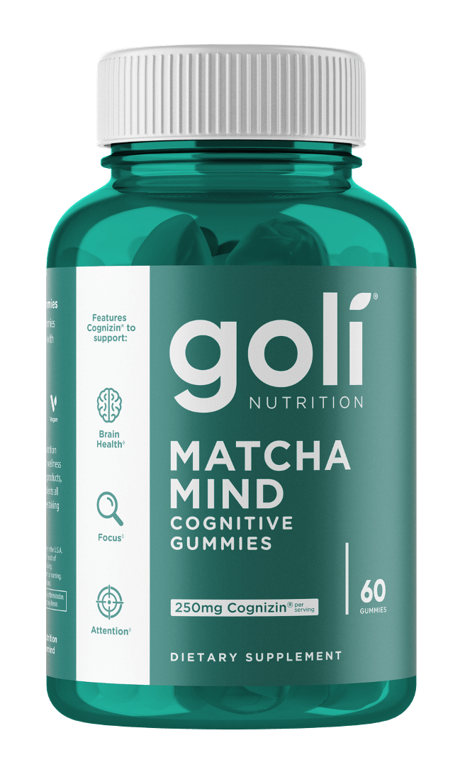 Buy Goli Nutrition Matcha Mind Cognitive Gummies at PHYTAMINS.AE