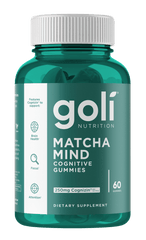 Buy Goli Nutrition Matcha Mind Cognitive Gummies at PHYTAMINS.AE