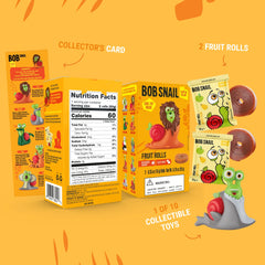 BOB SNAIL EAT & PLAY (FRUIT ROLL + TOY) 20G