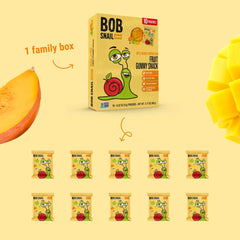 BOB SNAIL APPLE MANGO PUMPKIN CHIA FRUIT JELLIES 90 G