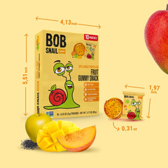 BOB SNAIL APPLE MANGO PUMPKIN CHIA FRUIT JELLIES 90 G