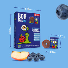 APPLE BLUEBERRY FRUIT ROLLS 100G