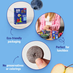 APPLE BLUEBERRY FRUIT ROLLS 100G