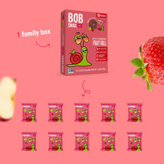 APPLE STRAWBERRY FRUIT ROLLS 100G