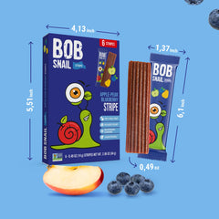 BOB SNAIL APPLE PEAR BLUEBERRY STRIPES 84G
