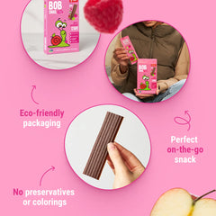 BOB SNAIL APPLE RASPBERRY STRIPES 84G