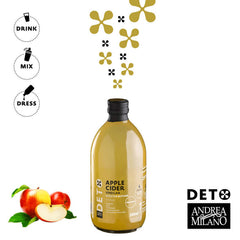 Buy DETO* Organic Apple Cider Vinegar with the Mother 500ML at PHYTAMINS.AE
