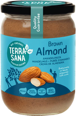 ORGANIC BROWN ALMOND BUTTER 500GM NL