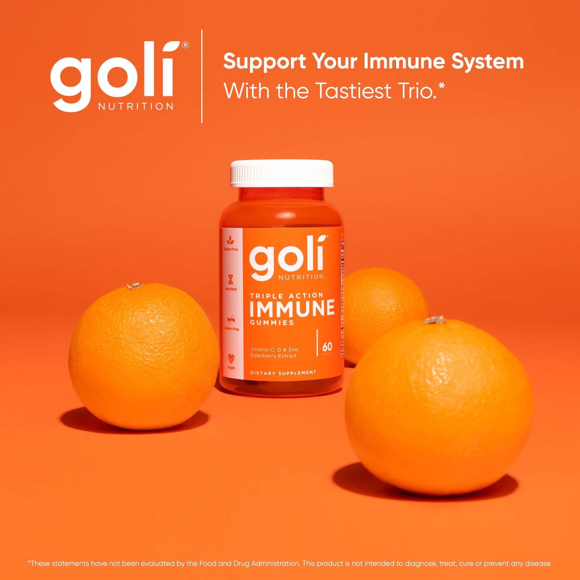 Buy Goli Nutrition Triple Action Immune Gummies at PHYTAMINS.AE