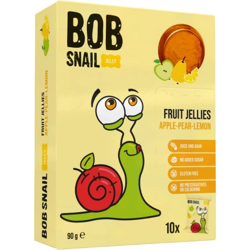 BOB SNAIL APPLE PEAR LEMON JELLIES 90 G