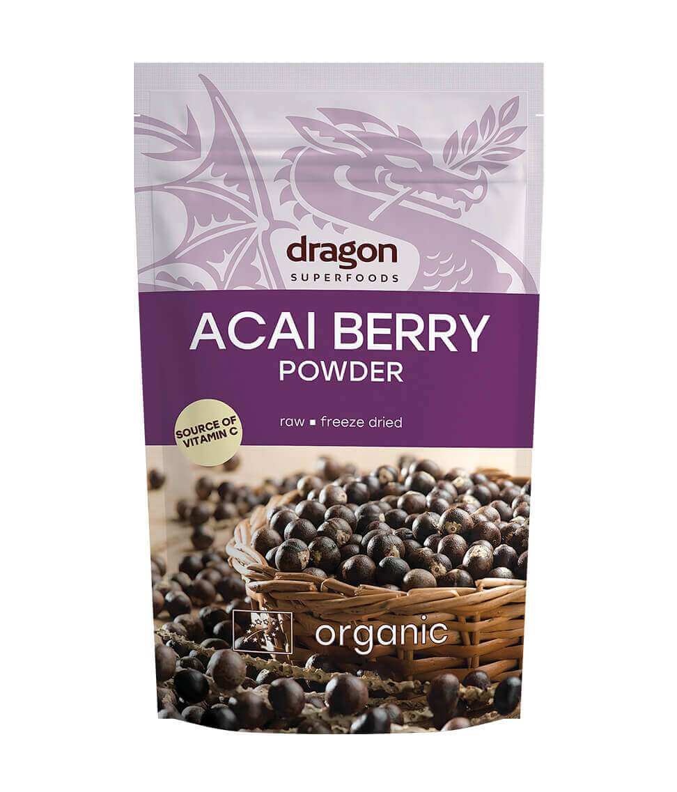 Buy Dragon Superfoods Acai Berry Powder Freeze Dry 75g at PHYTAMINS.AE