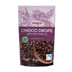 Buy Dragon Superfoods Choco Drops With Erythritol 200g at PHYTAMINS.AE