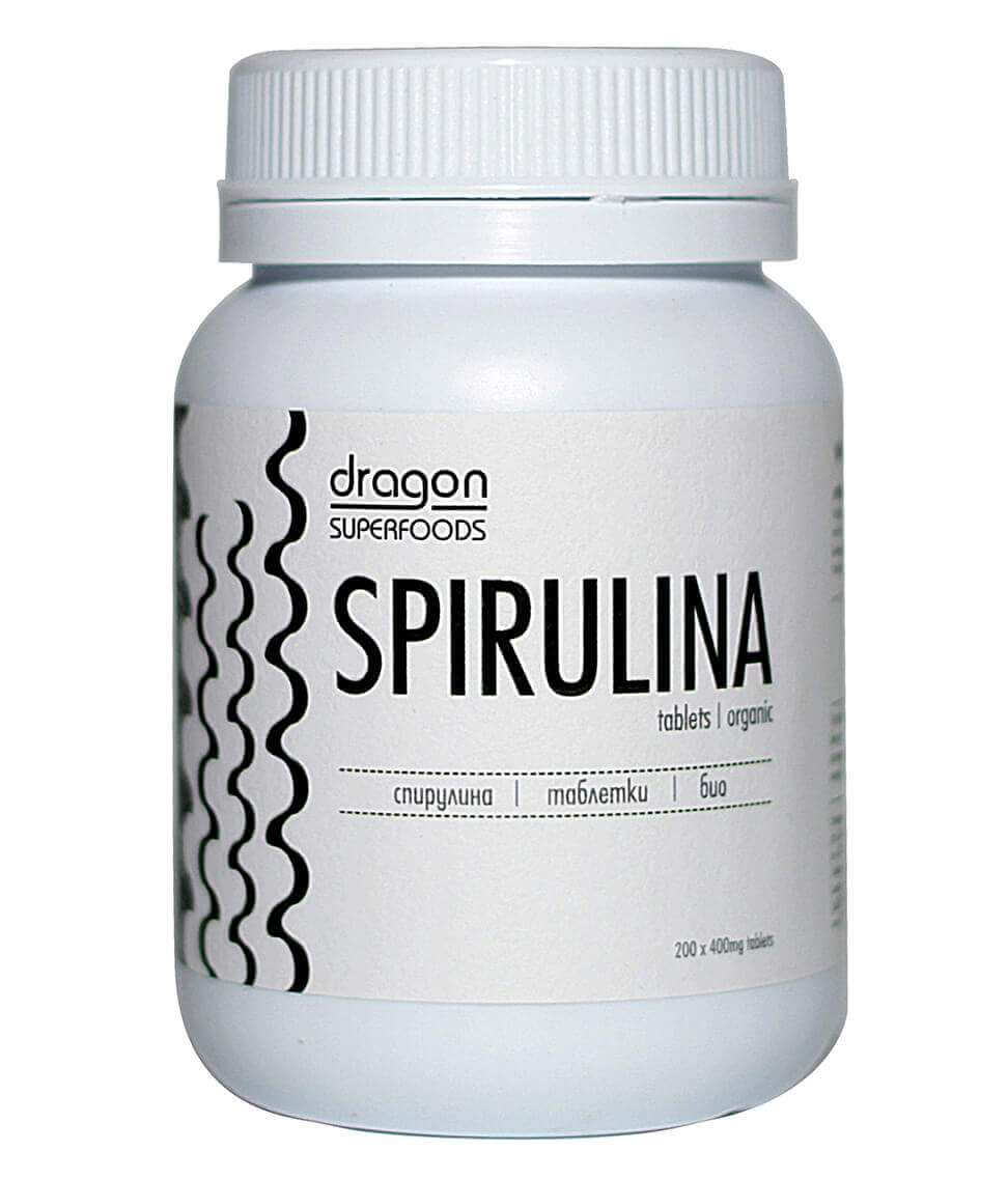 Buy Dragon Superfoods Spirulina Tablets 80g at PHYTAMINS.AE