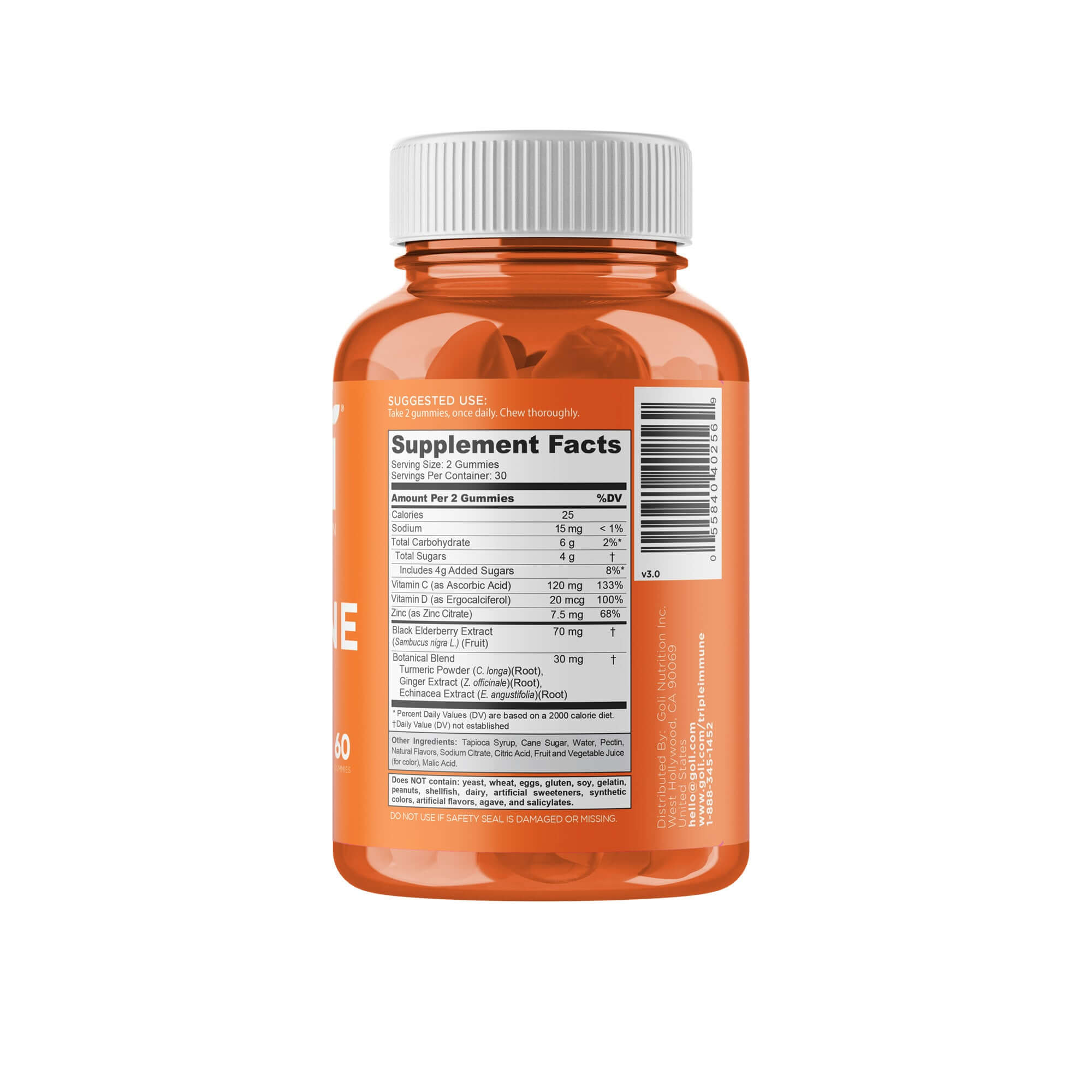 Buy Goli Nutrition Triple Action Immune Gummies at PHYTAMINS.AE