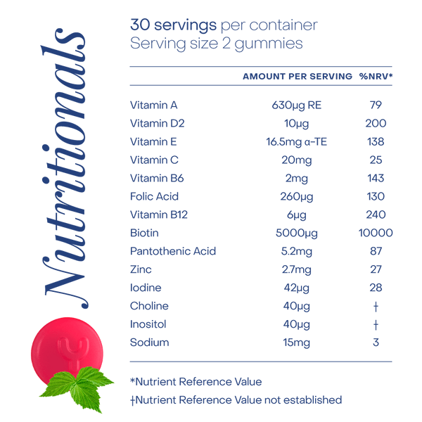 Buy Yumi Hair, Skin & Nails - Biotin at PHYTAMINS.AE