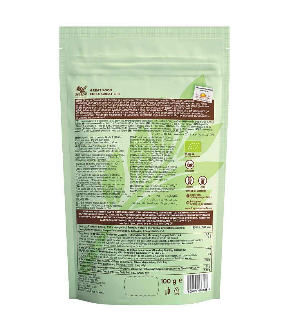 Matcha Dragon Superfoods