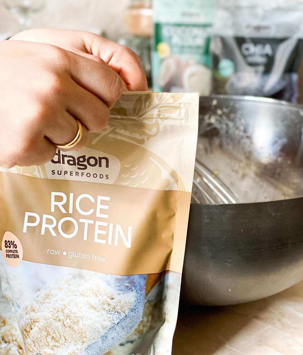 Rice Protein, Bio, Dragon Superfoods, 200g