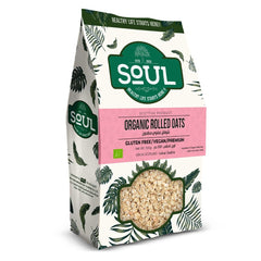 ORGANIC LARDER GF ROLLLED OATS 500GM