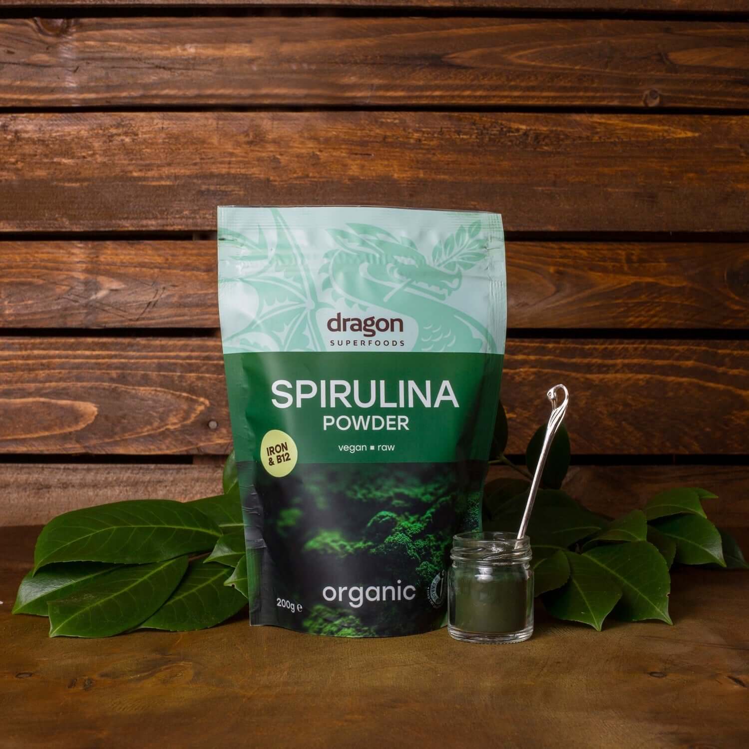 Spirulina powder, Bio, Dragon Superfoods, 200g