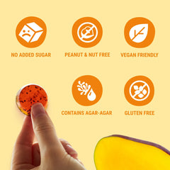 BOB SNAIL APPLE MANGO PUMPKIN CHIA FRUIT JELLIES 90 G