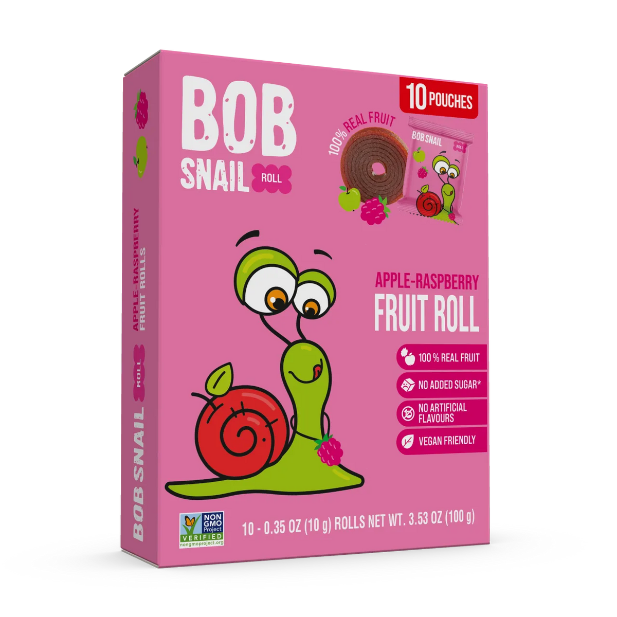 APPLE RASPBERRY FRUIT ROLLS 100G