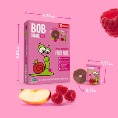 APPLE RASPBERRY FRUIT ROLLS 100G