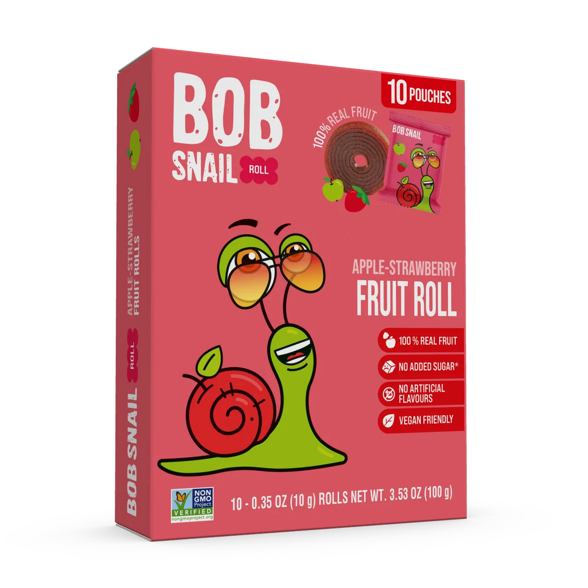 APPLE STRAWBERRY FRUIT ROLLS 100G