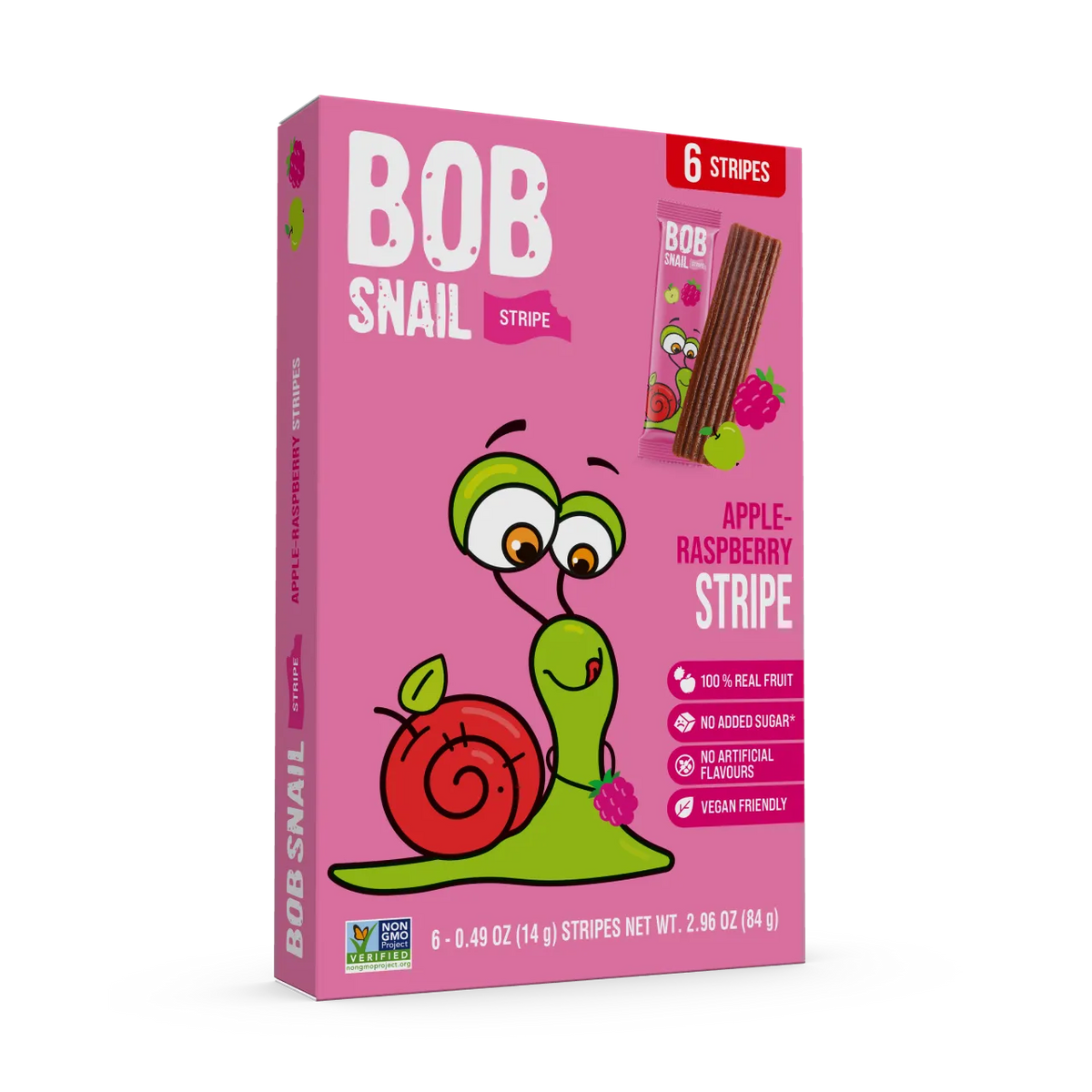 BOB SNAIL APPLE RASPBERRY STRIPES 84G