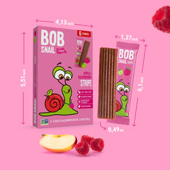 BOB SNAIL APPLE RASPBERRY STRIPES 84G