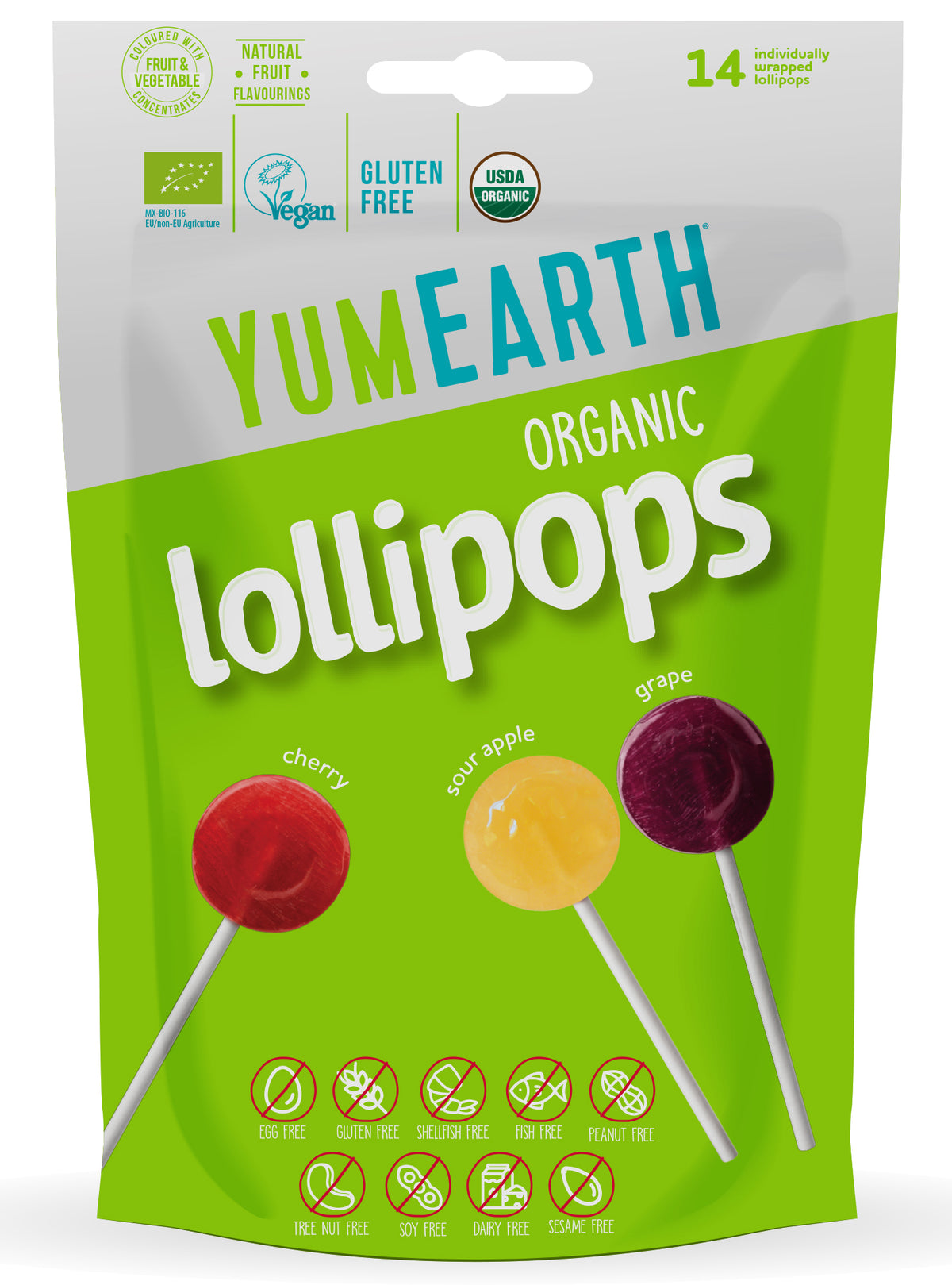 ORGANIC SOUR POPS 87G