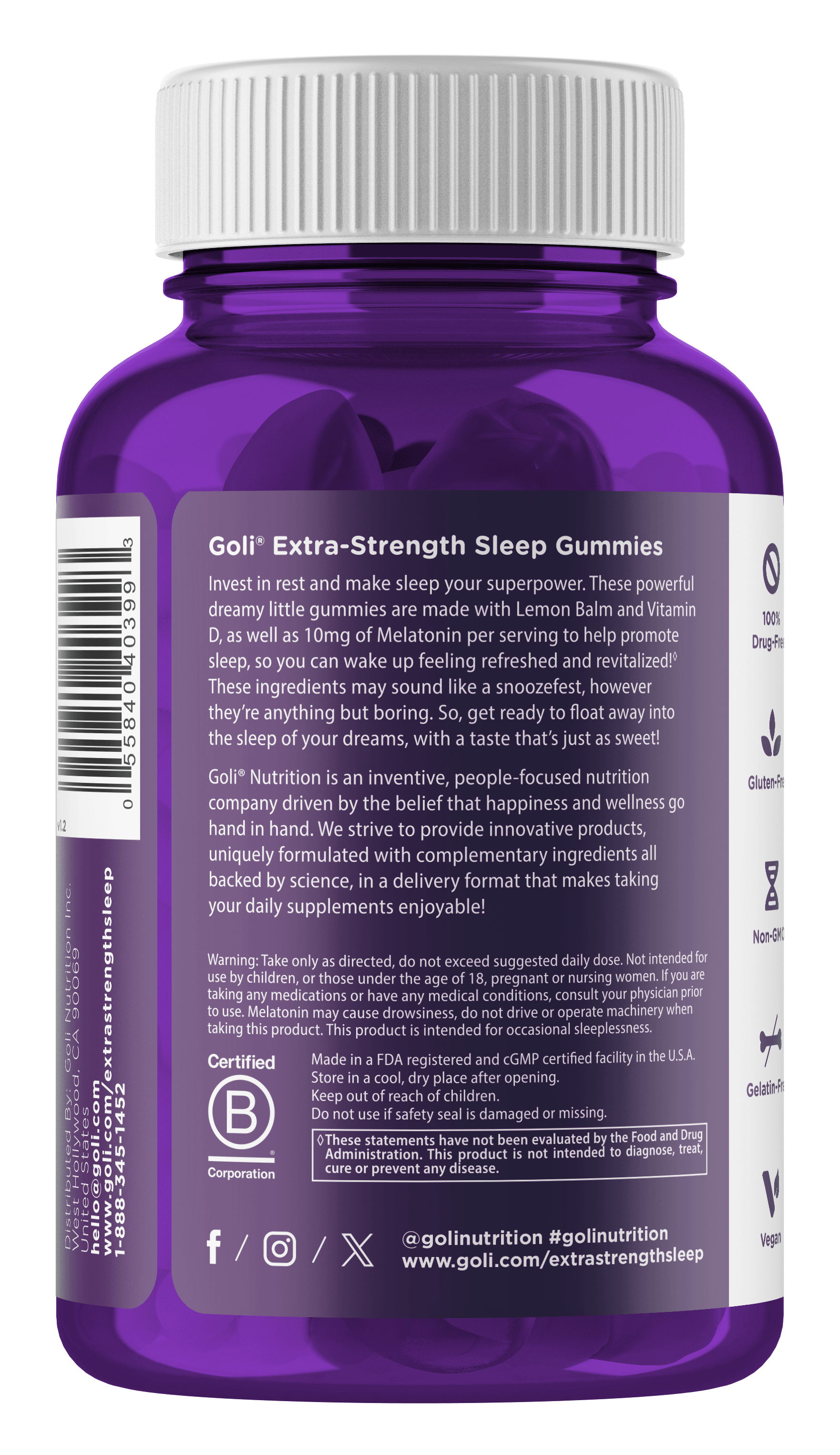 Buy Goli Nutrition Dreamy Sleep Gummies at PHYTAMINS.AE
