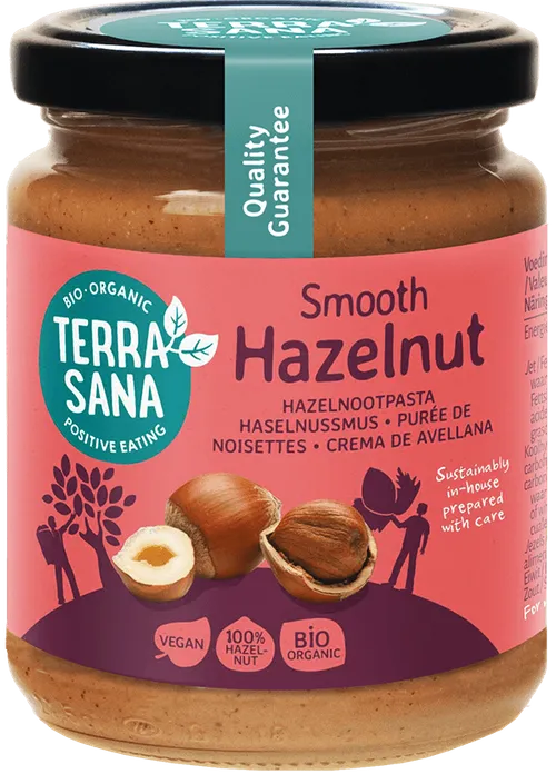 ORGANIC HAZELNUT BUTTER 500GM NL
