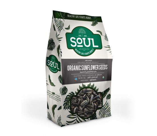 SOUL ORGANIC SUNFLOWER SEEDS 1KG