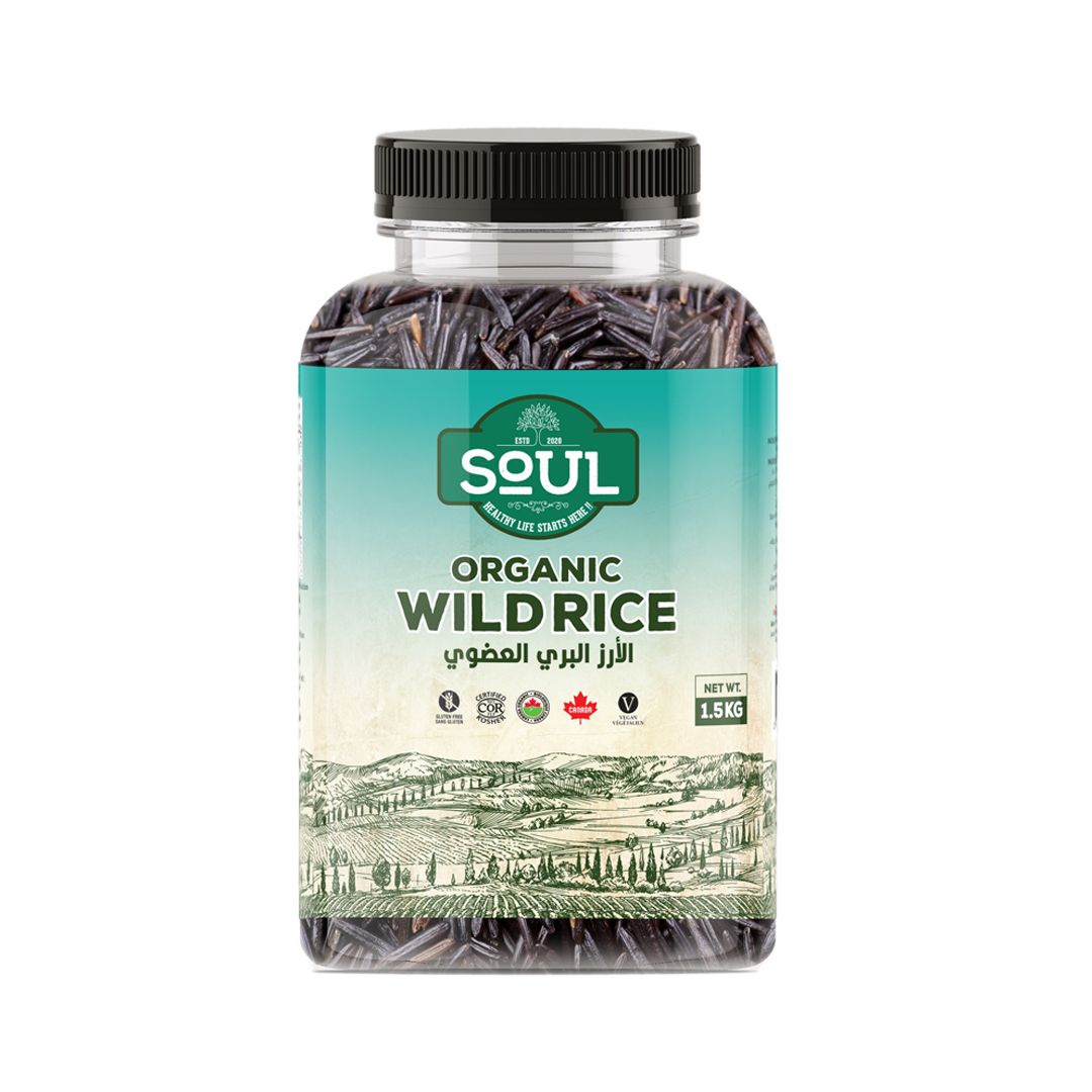 SOUL ORGANIC WILD RICE BLACK CANADA 1.5KG